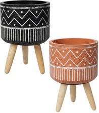 Small ceramic plant pot legs - small,
