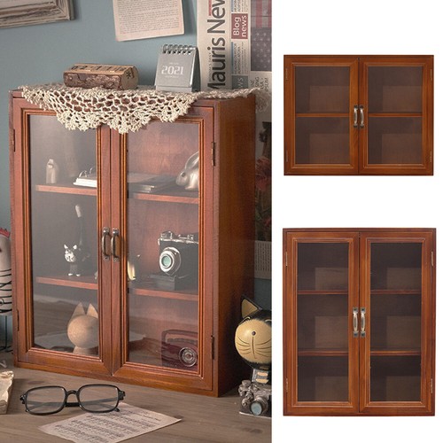 Wooden vintage desktop storage - wooden,