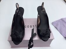 COAST Ladies UK 6 Black Satin