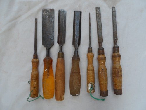 Vintage chisels - vintage, x7