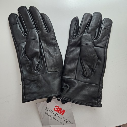 Brand new black leather - new,