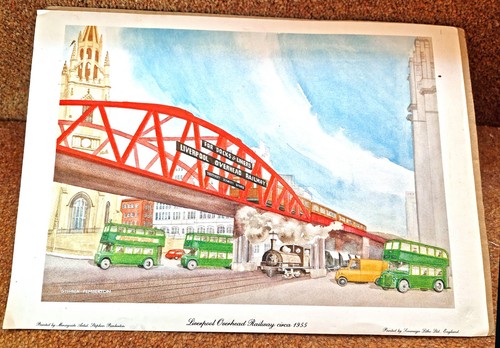 Liverpool overhead railway - liverpool,