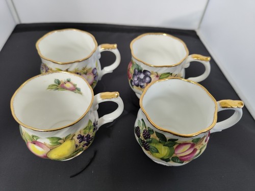 Queen china antique fruit - 4x,