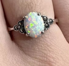 Fire Opal Marcasite Gemstone