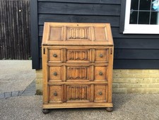Oak writing bureu - oak,