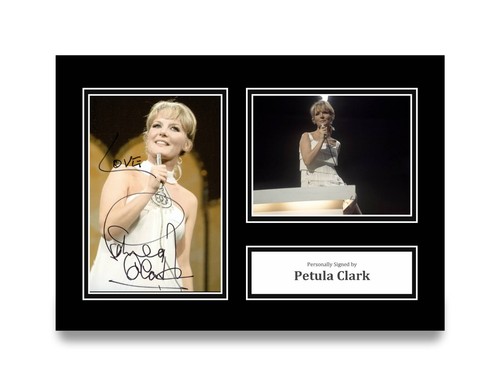 Petula clark signed - a4, photo