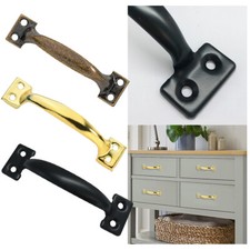 2X Door Pull Handle Hot Bed Strong Hotbed Sash D Shed Drawer Door Garden Gate