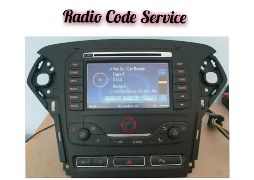 Ford radio pin code service - pin,