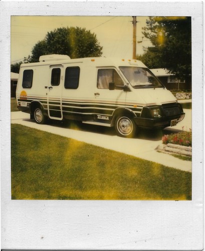 Vintage abstract color instant - abstract,