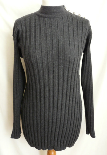 Vintage jaeger grey mock - vintage,