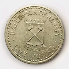 One Pound 1983 Jersey Coin St