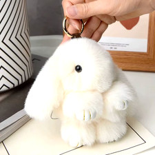 15 cm Fluffy Fur Rabbit Bunny