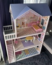 Wooden Dollhouse 3 Tier