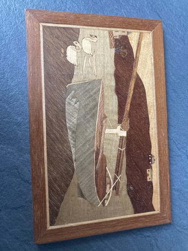 Wooden marquetry picture title - marquetry,