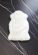 Ikea Rens  Sheepskin White Rug