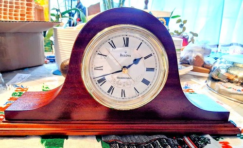 Bulova quartz mantle clock - quartz,