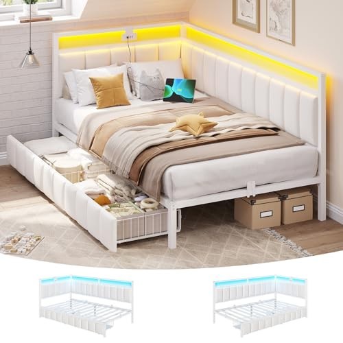 Single bed frame with - with, 2