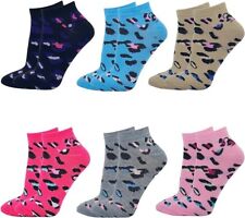 Ladies Trainer Socks 12 Pairs Womens Funky Designs Girls Liner Sports Adults 4-7