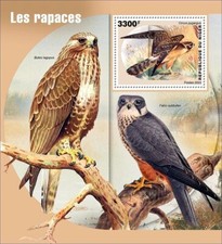 BIRDS OF PREY Birds/Bird MNH 1v-Stamp Sheet #2194 (2022 Niger)