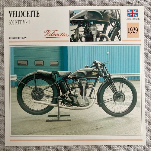 Velocette 350 ktt 1929 - velocette,
