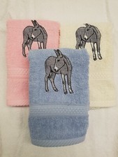 Personalised Donkey face cloth