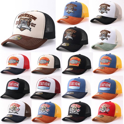 Mens retro suede trucker hat - mens,
