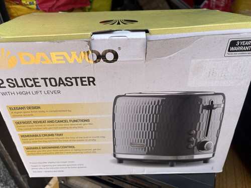 Daewoo slice toaster grey - slice,