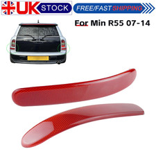 2x Red Rear Bumper Reflector