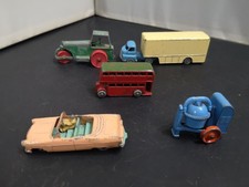 M584-MATCHBOX LESNEY LOT OF FIVE MODELS INC WALLS ICE CREAM TRUCK