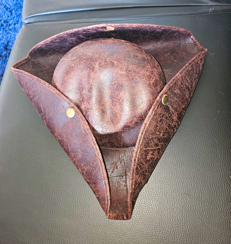 Brown tricorn style - brown, pirate