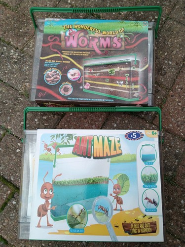 Kids ant worm house - &,