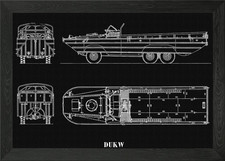 DUKW Framed Wall Art Poster