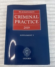 Blackstone's Criminal Practice