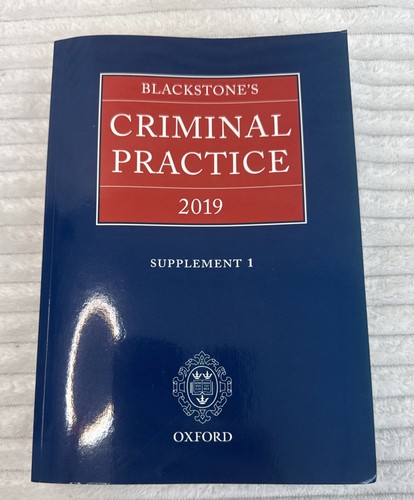 Blackstone criminal practice - blackstone's,