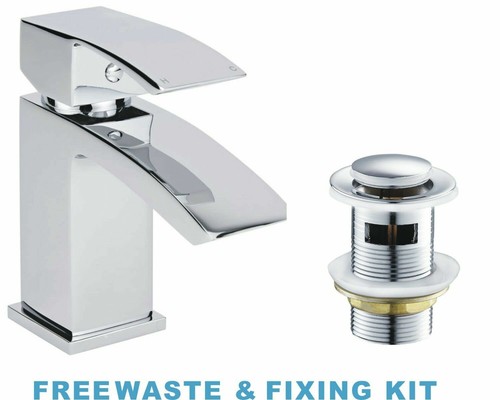 Bathroom sink basin - basin, tap