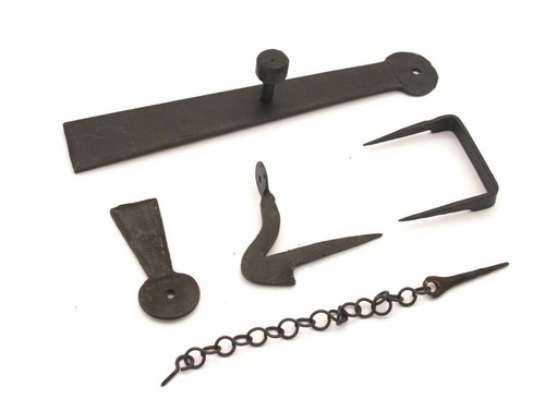 Hand forged black - forged, beeswax