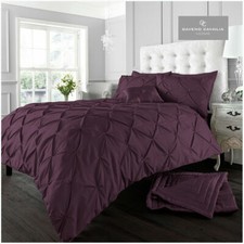 Pintuck duvet set - set, notch