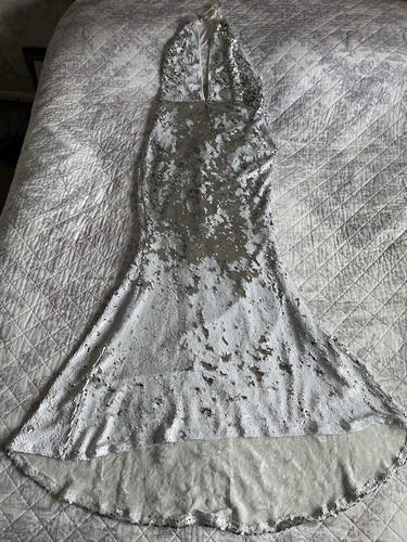 Fish tail full - sequinned, long