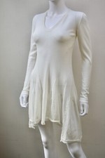 High by Claire Campbell Semi Sheer Y2K Knitted Cotton Dress Size M