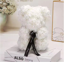 25cm artificial teddy rose - 25cm,
