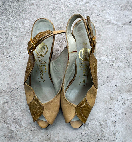 Vintage barbour beige leather - vintage,