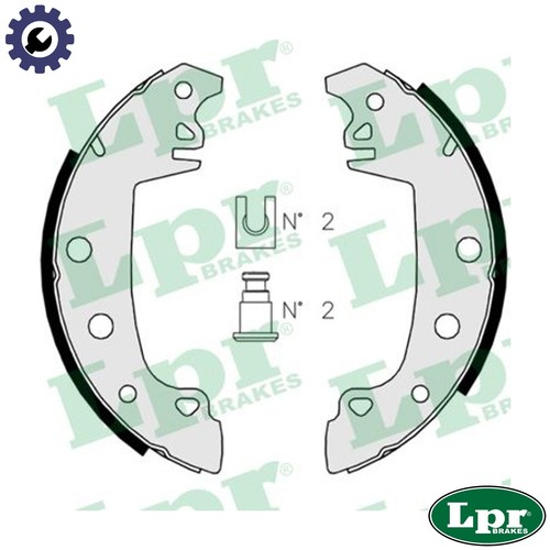 Brake shoe set 02850 - 02850, for