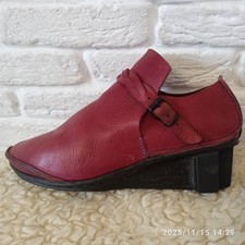 Trippen Burgundy Leather Shoes Size 39