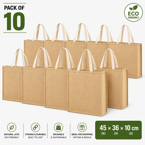 Natural medium jute - 10, bags