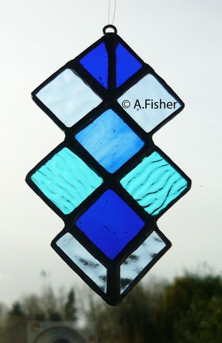 Stained glass harlequin - stained,