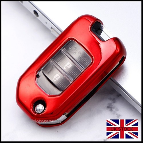 Red key remote fob cover - red, for