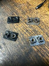 seat base fixing plates + bolts vivaro renault trafic traffic camper vauxhall