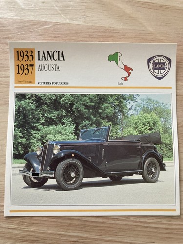 Lancia augusta 1933 1937 - lancia, 1933/1937