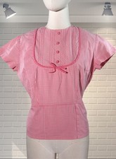 Vintage 1960s gingham - gingham, cotton