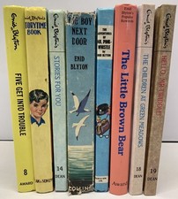 8x Enid Blyton Vintage 1960